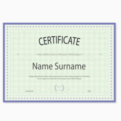 矢量录取通知书录取书英文