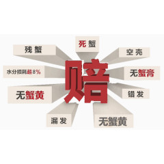 大闸蟹质量保证图形