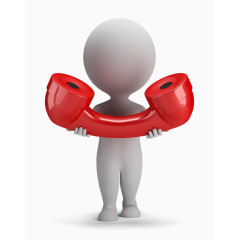 创意3D小人设计