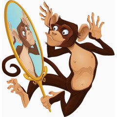 可爱的卡通动物矢量素材