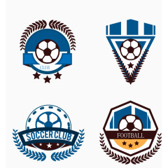 足球俱乐部标志矢量