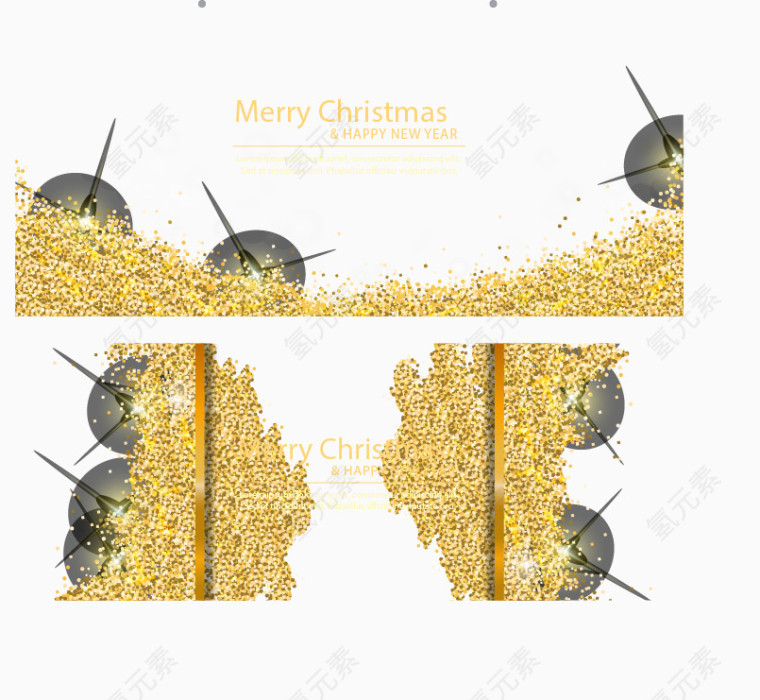 两张广告牌