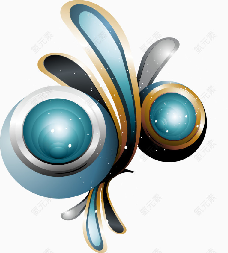 科技炫酷几何圆点