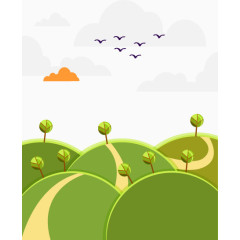大自然矢量图片PNG