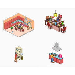 房屋家具建筑图标