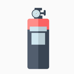 手绘卡通灭火器