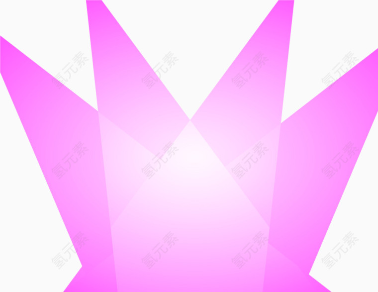 矢量粉色舞台灯光