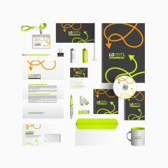 时尚VI视觉设计矢量素材