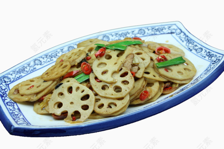 莲菜炒肉
