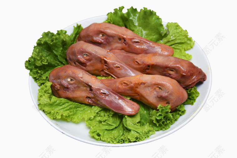 美味卤鸭头