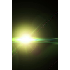 黄绿色炫丽光效素材