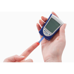 扎手指进行血糖检测