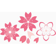 樱花花瓣元素