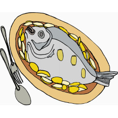 美味清蒸鱼素材