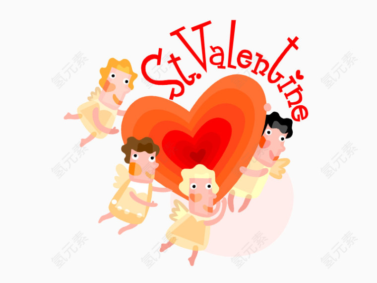 爱情结婚卡通矢量素材