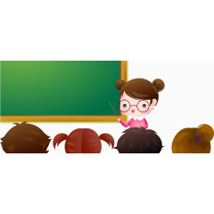 卡通矢量讲课的老师