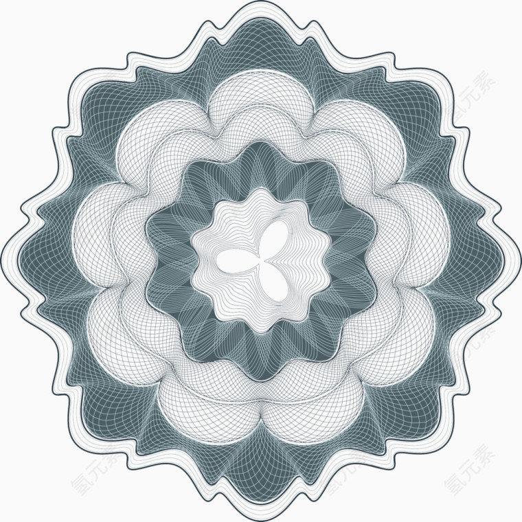 钞票花纹图案文理