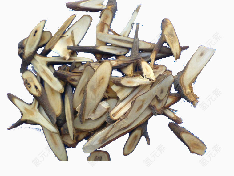 烘干的桂枝片