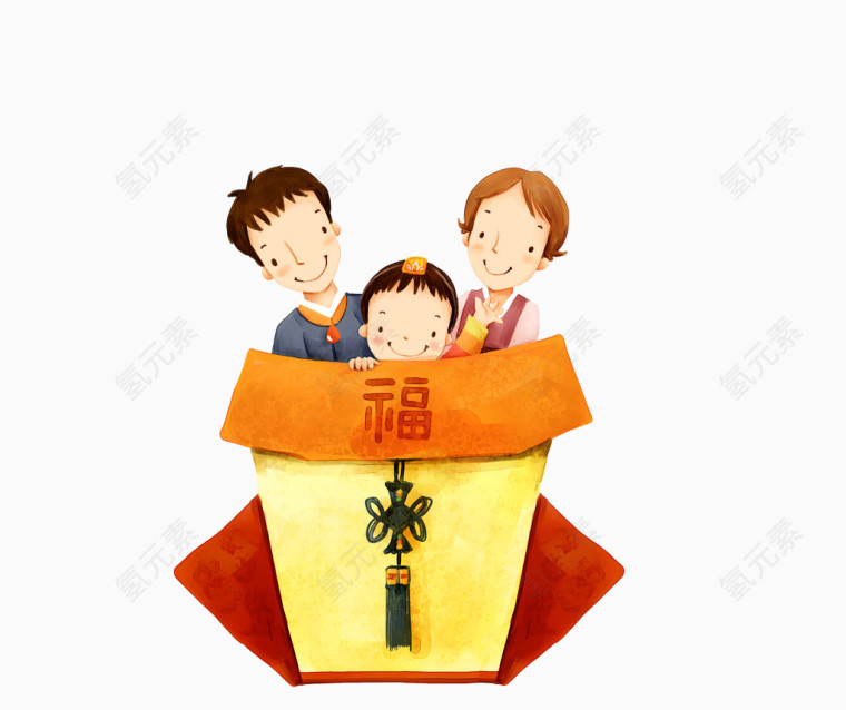 一家人矢量素材