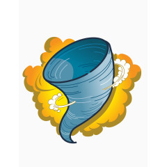 龙卷风暴风大风刮风图片