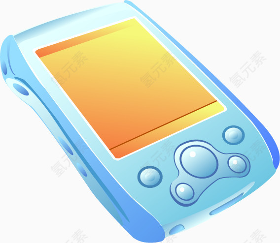 蓝色电子记事本