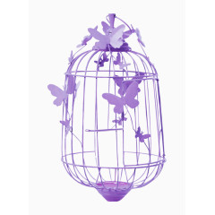紫色鸟笼