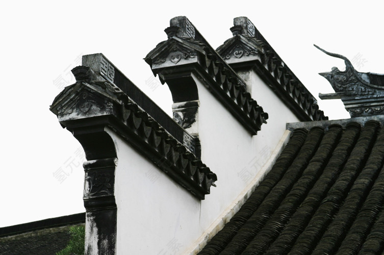 马头墙装饰建筑设计素材