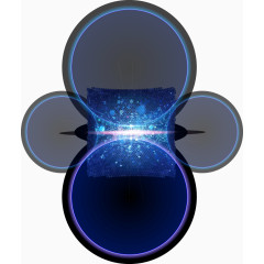 绚丽科技光芒背景矢量