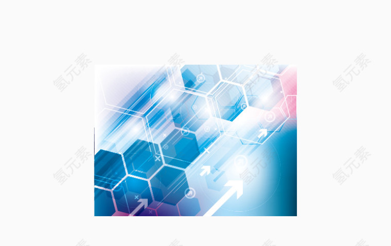 矢量蓝色渐变科技