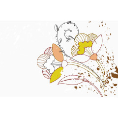 经典背景画矢量