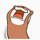 水獭卡通表情包