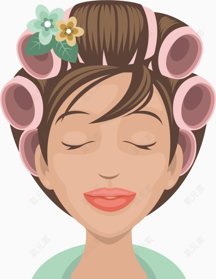 做美容的女人