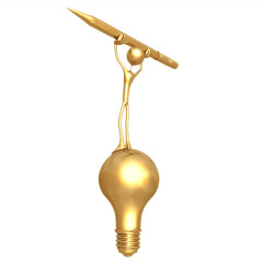 超清晰3D小金人