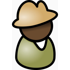 卡通黑肤图片背景棕发