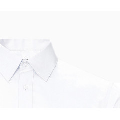 都市休闲简约流行圆领白衬衫