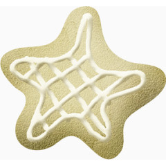 卡通五角星饼干