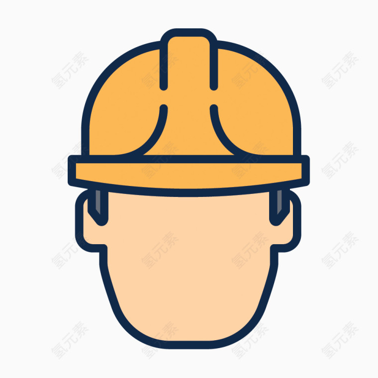 矢量包工头建筑工人素材