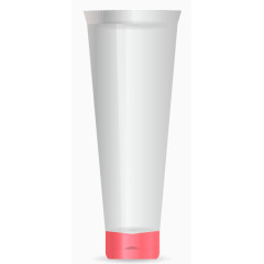 矢量空白洗面奶瓶子