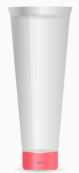 矢量空白洗面奶瓶子