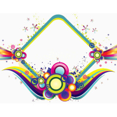 彩色边框素材图片