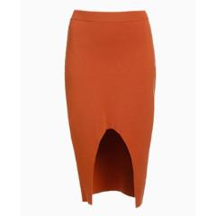 橙色半身裙