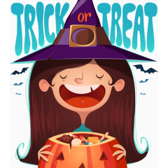 矢量糖果的女孩