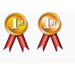 第一奖章奖牌金色