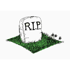 清明节卡通坟墓