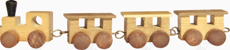 棕色漂亮小火车