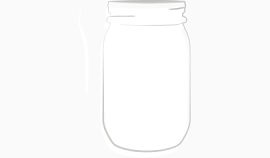 矢量白色瓶子