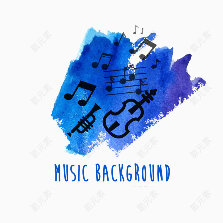 涂鸦音乐背景