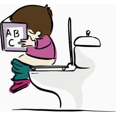 边上厕所边学习