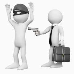 3D小人警察抓小偷