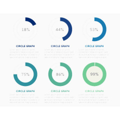 分类环形占比标签